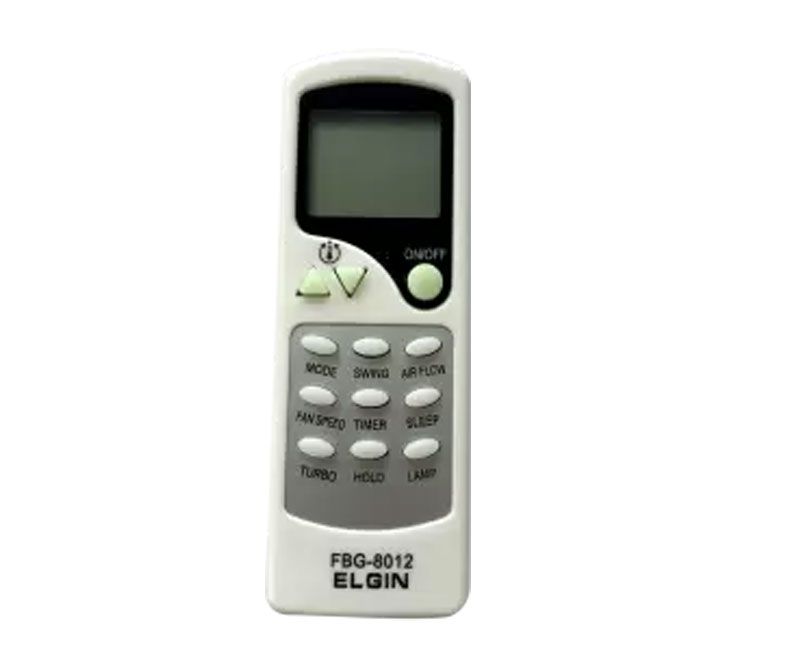 fbg 8012 controle ar condicionado elgin