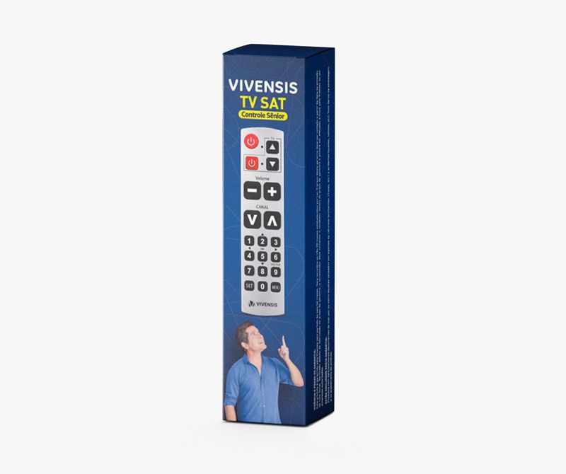 controle remoto receptor vx10 senior
