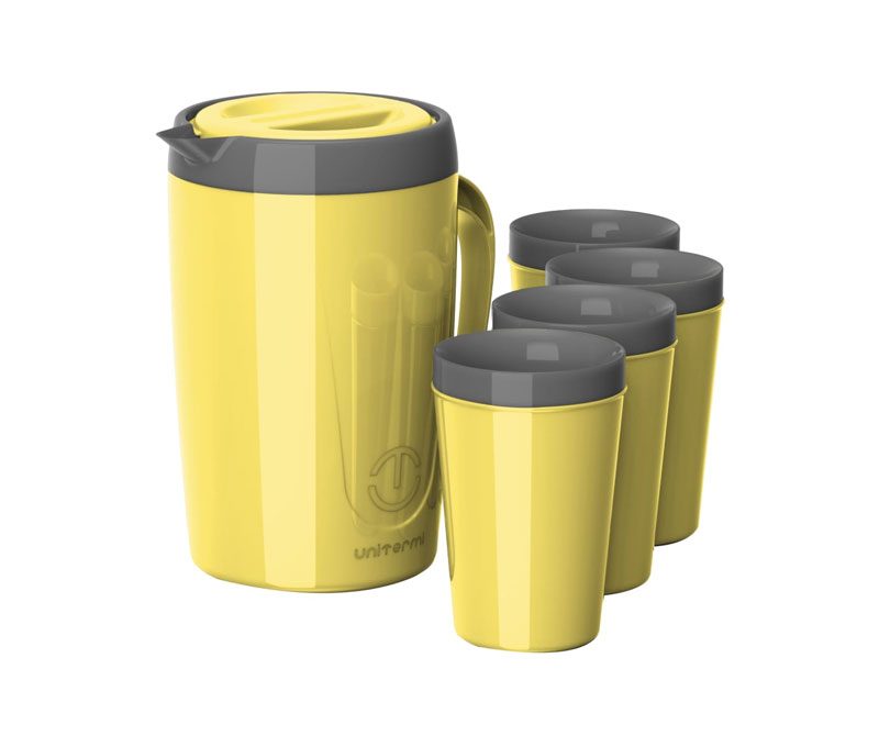 Kit jarra caribe 2,0l amarelo