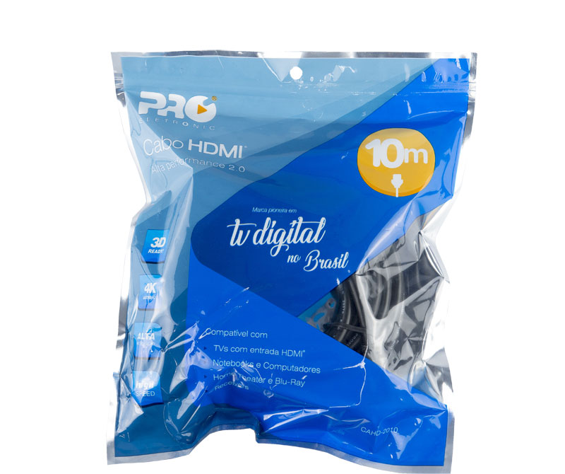 cabo hdmi 10m - proeletronic