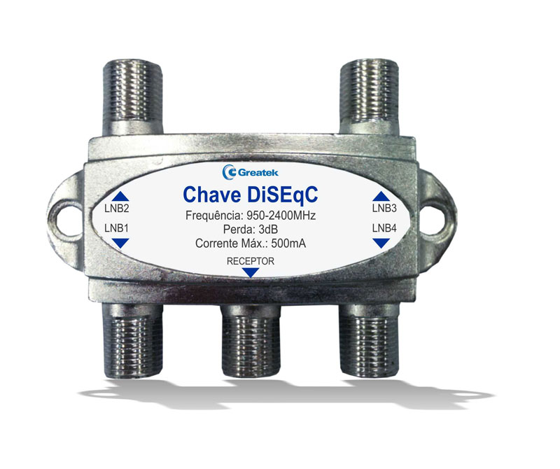 chave diseqc 2.0 04 saidas - greatek