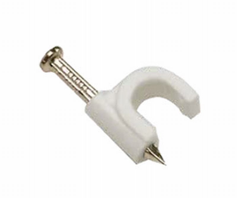 fixa cabo p/ rg 6 pct 100 un - conectech